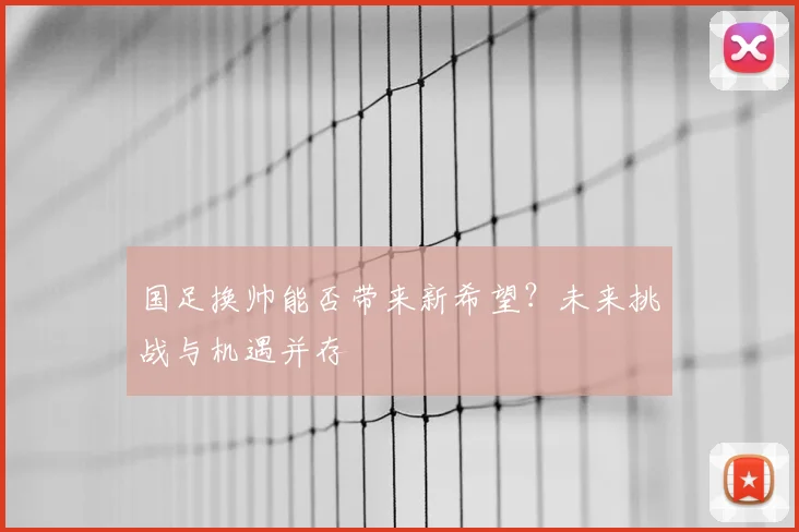 国足换帅能否带来新希望？未来挑战与机遇并存